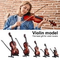 thumbnail image 4 of LJNYFDC Playable Violin Keychain Tiny Violin Keychain with Sound Mini Violin Toy Set Plays Sad Music Smallest Violin Model Mini Crying Story Teller Portable, 4 of 6