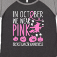 thumbnail image 4 of Inktastic In October We Wear Pink Halloween Breast Cancer Awareness Women's Plus Size T-Shirt, 4 of 5