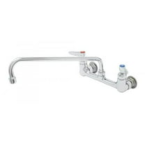 T&S Brass - 8'' Wall Mount Faucet, Cerama Cartridges, 18 '' Swing Nozzle, B-0199-01 Aerator