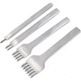 thumbnail image 1 of 4 Pcs Diy Leather Punch Tool Kit Leather Craft Punch Tool Kit, 1 of 4