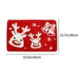thumbnail image 3 of Antqov Christmas Bathroom Rug 16x24" Soft Merry Christmas Bath Mat Non-Slip Absorbent Christmas Rug Cute Christams Decorations for Indoor Bathroom Home Supplies Gifts, 3 of 6