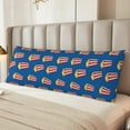 thumbnail image 6 of Lsque Cute Popcorn Body Pillow Case Cover,Ultra-Soft Microfiber Bed Pillow Cases 20x54 inches,Elegant Bedding,Breathable Durable Pillow Cover with Envelope Closure, 6 of 8