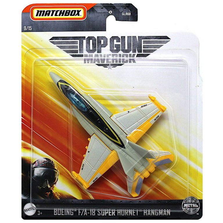 Matchbox Skybusters Toy Metal Plane - Top Gun: Maverick - BOEING F/A-18  SUPER HORNET HANGMAN (GVW39) 