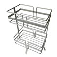 thumbnail image 1 of Elégant Home Fashions ESC-024 Caddy de Douche en Argent, 1 of 1