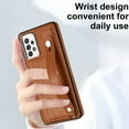 thumbnail image 4 of Nalacover Wallet Case for Samsung Galaxy A53 5G, Business PU Leather Unique Design Wristband Kickstand Credit Card Holder Slots Shockproof Scratch Resistant Phone Case for Samsung Galaxy A53 5G,Brown, 4 of 6