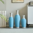 thumbnail image 6 of Modern Design PVC Floor Vase Set of 3, Durable Stand for Artificial Flowers & Dry Branches, Versatile Home Decor for Living Room, Dining Room & More, 6 of 9