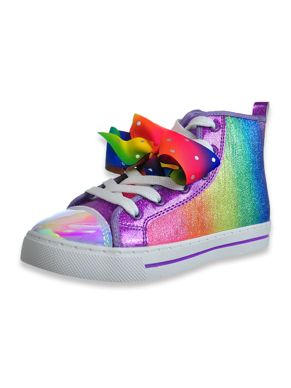 rainbow sequin sneakers