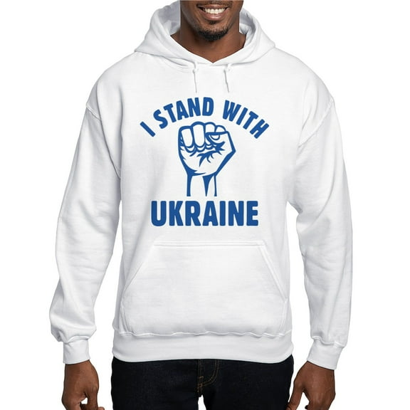 CafePress - I Stand With Ukraine Hooded Sweatshirt - Pullover Hoodie, Hooded Sweatshirt