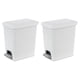 thumbnail image 1 of Bote de Basura Sterilite StepOn Rectangular 10L con Forro, 1 of 8