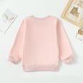 thumbnail image 3 of NZRVAWS 18 Months Baby Girls Long Sleeve T-shirts Solid Color 24 Months Girls Round Neckline T-shirts Tops Pink, 3 of 6