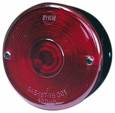 Peterson  Red  Round  Stop/Tail/Turn  Light 
