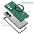 thumbnail image 4 of Magnrtic For Samsung Galaxy Z Fold 7 Phone Case,Compatible with Mag-safe,Ultra Slim Thin Shockproof Hard Protective Lightweight Anti-Scratch Rugged Thin Fit Phone Case,Darkgreen, 4 of 4