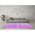 thumbnail image 3 of Ahgly Company Indoor Square Abstract Purple Modern Area Rugs, 7' Square, 3 of 4