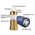 thumbnail image 2 of Generic Solar-Powered Camping Lantern with Dual Charging, Portable LED Flashlight for Outdoor Adventures, Waterproof Design, 1600mAh Battery, 110-220V US Plug, Blue, 2 of 6
