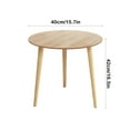 thumbnail image 3 of Fwttom Petite Table Ronde en Bois T Able, Concise et Moderne, Petite Table Ronde Détachable Maison en Location Chambre Balcon Petite Table Repos et Négociation Table Ronde, 3 of 6