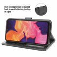 thumbnail image 2 of Mobile Phone Cover for Samsung A10, Cover Premium Pu Leather Tpu Flip Cover Magnetic Closure Card Compartment Stand Function Wallet with Lanyard Protective Cover, 2 of 6