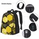 thumbnail image 3 of Fotbe Geometric Pattern with Bee Set Escolar 3 en 1 para Niños - Mochila Duradera con Lonchera Aislante y Estuche para Lápices - Mochila Escolar para Niños y Niñas, 3 of 7