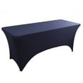 thumbnail image 1 of [6 pies] Funda para mesa de patio elástica rectangular, ajustada, lavable y resistente a las arrugas para eventos, bodas, banquetes y fiestas, 1 of 5
