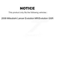 thumbnail image 2 of Transit Auto Front Rear Disc Brake Rotors Semi-Metallic Pads and Drum Kit (7Pc) for Car 2008 Mitsubishi Lancer Evolution MR GSR K8F-102334, 2 of 11