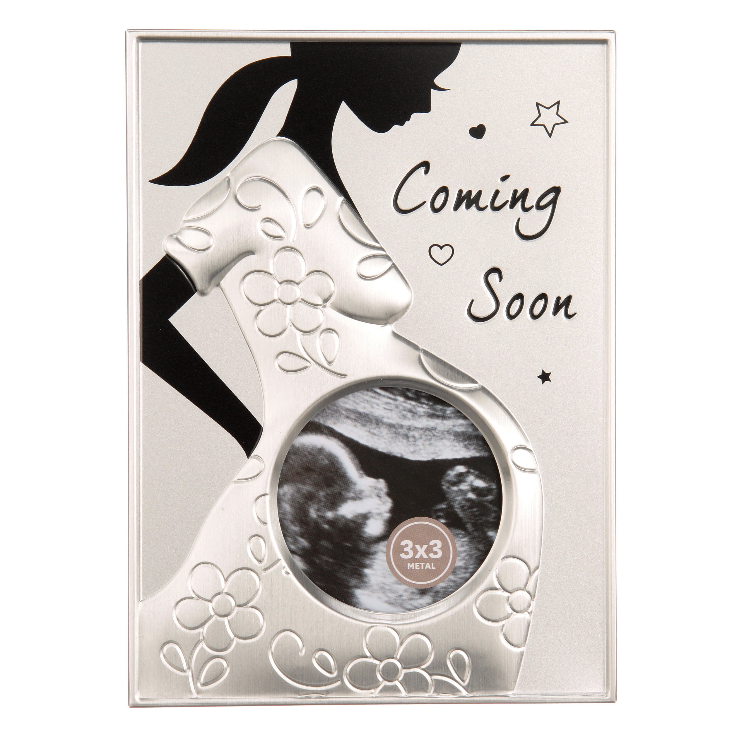 NEW Can Stand Baby Essentials UNDER CONSTRUCTION Boy Magnetic Sonogram Frame