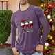 thumbnail image 1 of Blusas y camisas de manga larga con cuello redondo para hombre, deportivas, fitness, hogar, pijamas navideños estampados, camiseta de manga larga con cuello redondo, blusa de poliéster para hombre, 1 of 4