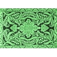 thumbnail image 1 of Ahgly Company Indoor Rectangle Persian Emerald Green Traditional Area Rugs, 5' x 8', 1 of 4