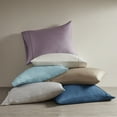 thumbnail image 6 of Madison Park 6-Piece 800 Thread Count Cotton Blend Sateen Sheet Set, King - Grey, 6 of 8