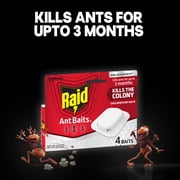 Raid Ant Killer Baits, For Household Use, Kills the Colony, Kills Ants for 3 Months, Child Resistant, 4 Count