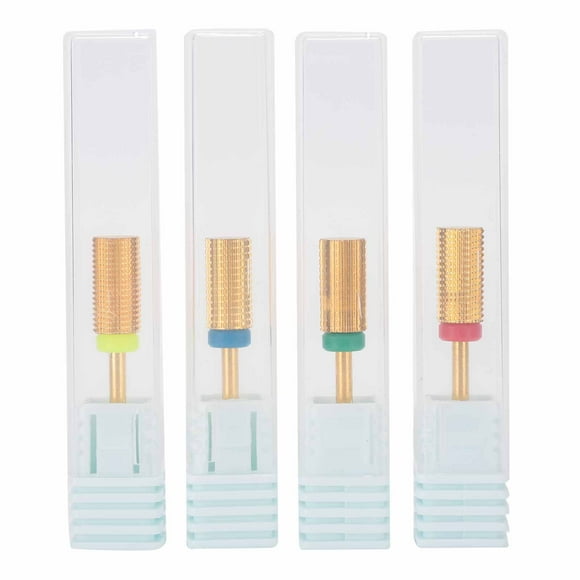 Broca para manicura, 4 piezas, herramienta para pulir uñas con cabezal de pulido para manicura, fiel a su promesa
