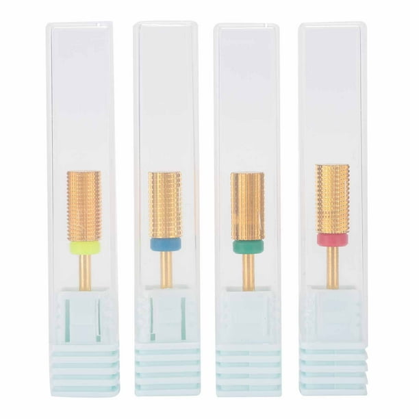 Broca para manicura, 4 piezas, herramienta para pulir uñas con cabezal de pulido para manicura, fiel a su promesa