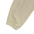 thumbnail image 5 of Kureaily Mens Cotton Yoga Pants Elastic Waist Trousers Casual Summer Beach Cargo Pants, 5 of 7