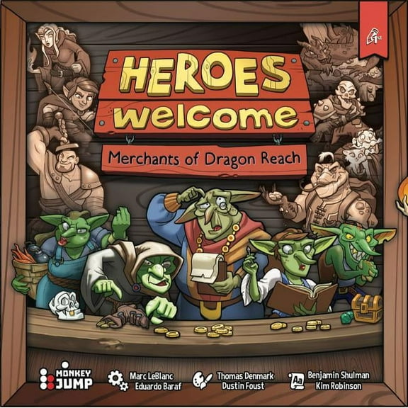 Pencil First Games Heroes Welcome - Merchants of Dragon Reach Board Game