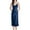 Navy, variant on AOMPMSDX Womens Sleepwear Sets Large Size Suspender Nightdress Female Summer Ice Silk Silk Nightdress Sleepwears