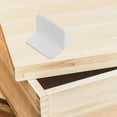 thumbnail image 4 of BESTYASH 4Ud Cabinet Shelf Holders White Plastic Easy Installation for Home Furniture Support, 4 of 7