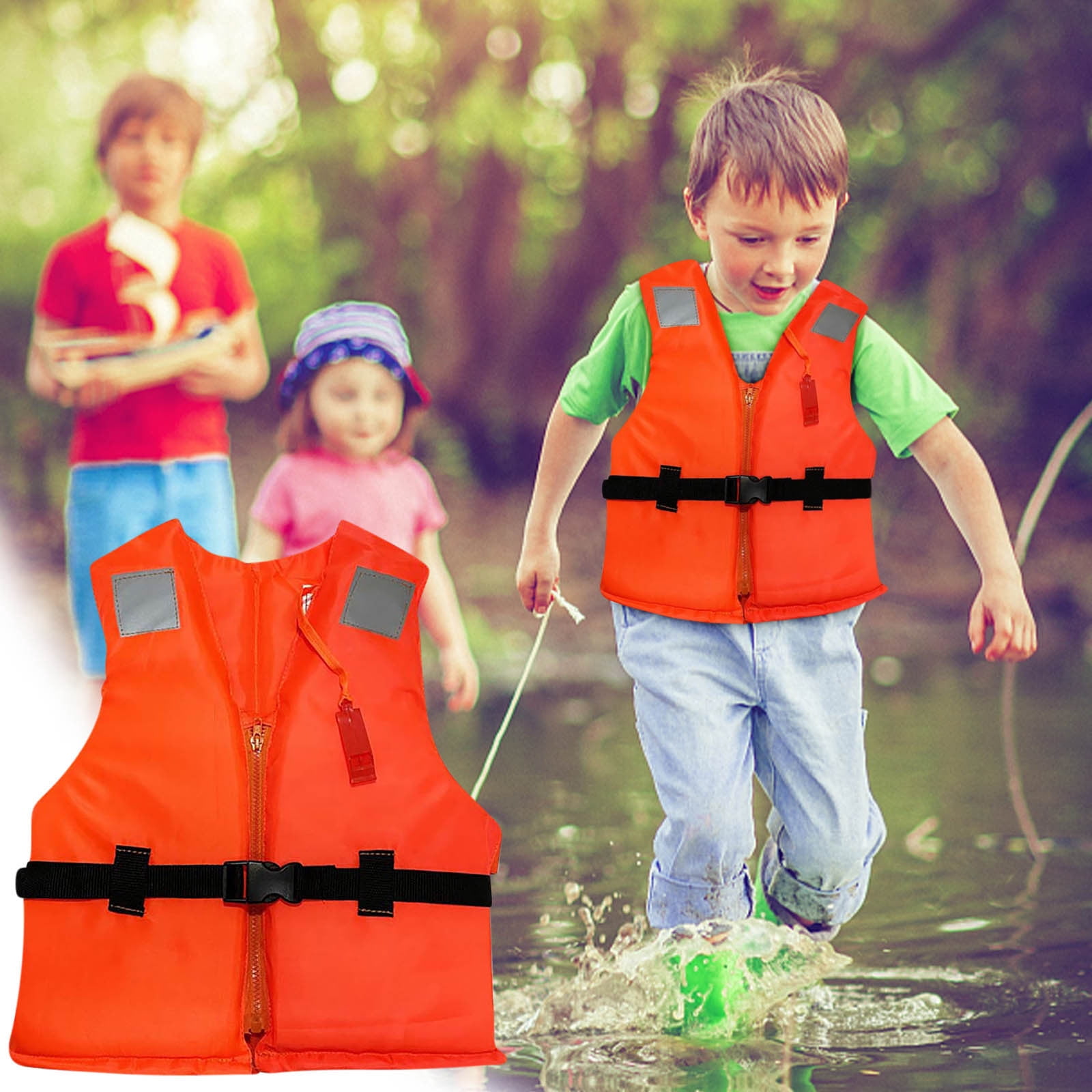 Gilet De Sauvetage Enfant 1-9 Ans | Flottation Avec Sangles Réglables Et Ceinture De Sécurité