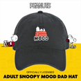 thumbnail image 2 of Gorra de Béisbol Concept One Peanuts Snoopy para Papá, Algodón Negro, 2 of 6