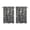 Kitchen Food Colorful-3, variant on Vintage Kitchen Food Cooking Chef Tier Cafe Curtains for Bathroom Living RV Rod Pocket Window Drapes 36 Inch 2 Panels Set 28"x36" 2 Panels Window Treatment Tiers