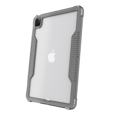 onn. Slim Rugged Tablet Case for iPad Air 11" (M3, M2) / iPad Air (4th, 5th generation), iPad Pro 11" (1st, 2nd, 3rd, 4th generation) - Gray/Clear
