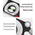 thumbnail image 3 of Engineering Inclinometer, Portable Universal Slope Measuring Ruler Multifunction Angle Meter Gauge, Scale Rotary Pitch Finder with Level Vial for Household Industrial Use, 3 of 7