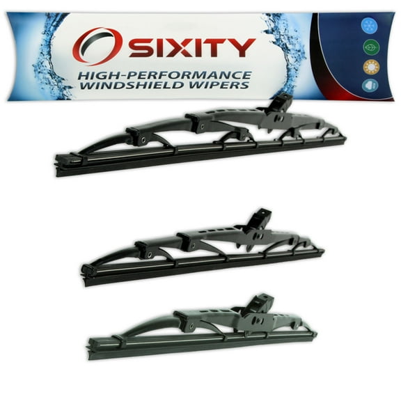 Sixity Auto S1 Front Rear Windshield Wiper Blades compatible with Suzuki Swift
