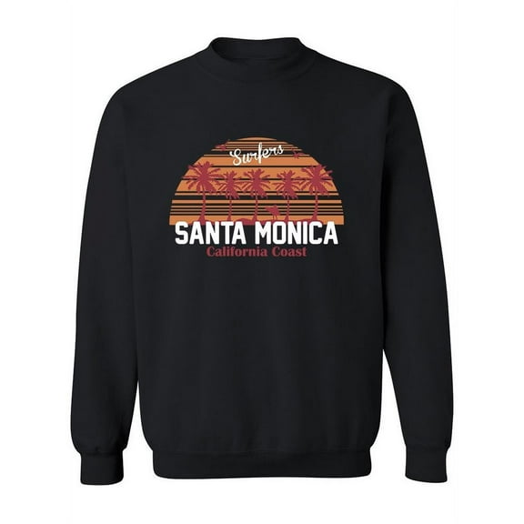 Santa Monica Coast Sweatshirt Women -Image by Shutterstock, Female 3X-Large