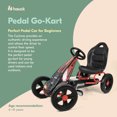 thumbnail image 2 of hauck Cyclone Pedal Go Kart with Adjustable Bucket Seat for Kids Ages 4 to 8, 2 of 10
