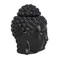 thumbnail image 2 of Mudra Crafts Oil Burner, Candle Warmer, Black Buddha Statue Decor for Scented Wax, Fragrance Melt, Essential Oil, 2 of 6