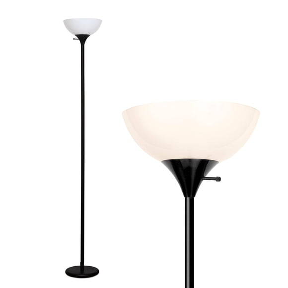 Brightech Sky Dôme Lampe sur Pied à DEL à Intensité Réglable, Lampe Torchère sur Pied pour Salon, Chambre et Bureau – Grande Lampe Torchère sur Pied la