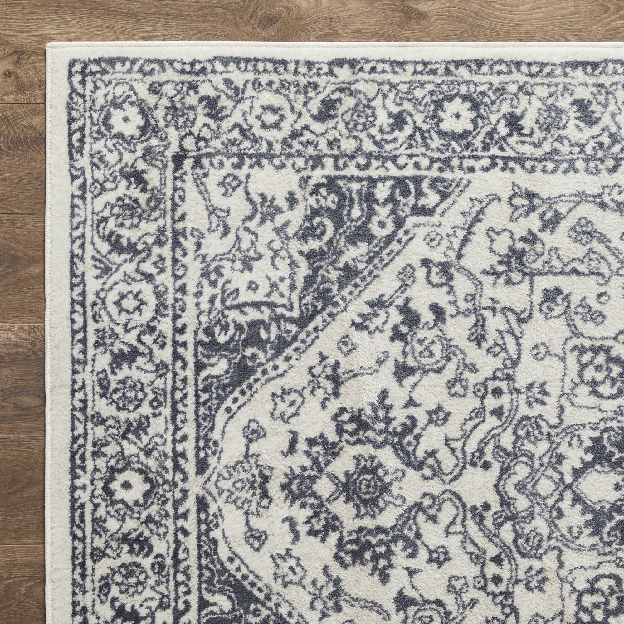 Loomaknoti Carleigh Armili 4' x 6' Blue Oriental Indoor Area Rug