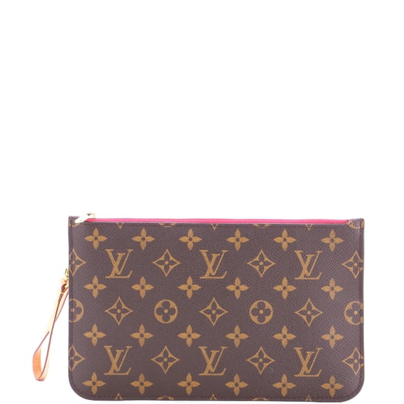 Pre-Owned Neverfull Pochette Monogram Canvas Large By Rebag