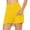 Yellow, variant on Womens Summer Short Skirts Solid Elastic Waist Activewear Skorts Stretchy Slim Fit Skorts for Women Casual Summer,Light Blue,L