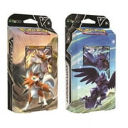 Pokemon 2022 Battle Both Theme Decks Lycanroc V & Corviknight V - 60 Cards Each 