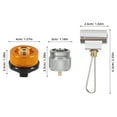 thumbnail image 2 of RUNROTOO Gas Bottle Connector Assorted Color Canister Conversion Kit for Propane Gas Tank 1 Set 3 Pieces, 2 of 8