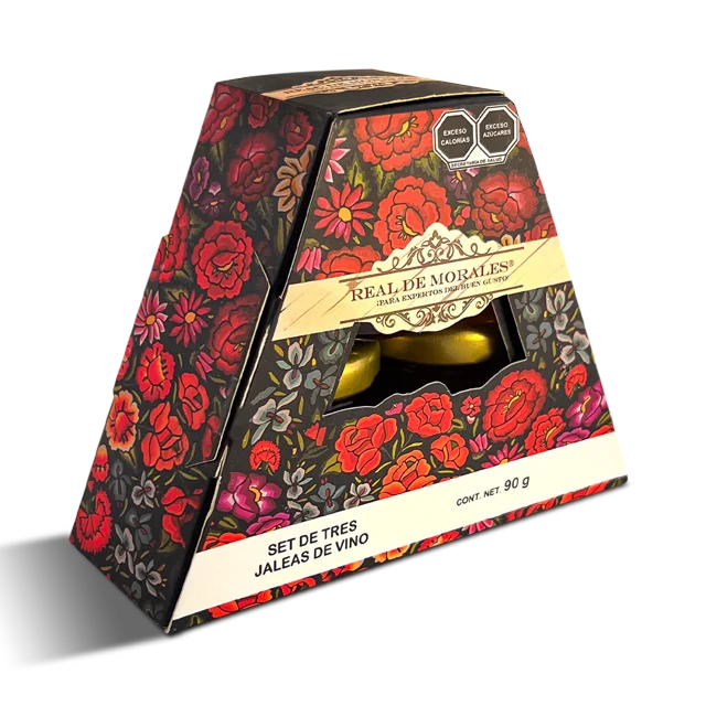Tri Pack Jaleas De Vino Miniatura Real De Morales 90 G